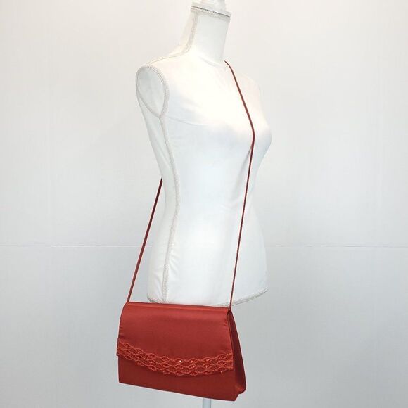 Vintage Midnight Velvet Polyester Crossbody Bag - Picture 2 of 15